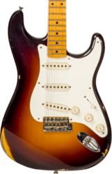 Elektrische gitaar in str-vorm Fender Custom Shop 1957 Stratocaster #CZ571791 - Relic wide fade 2-color sunburst