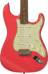 Elektrische gitaar in str-vorm Fender Custom Shop 1959 Stratocaster #CZ569772 - Journeyman relic aged fiesta red