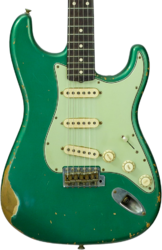 Elektrische gitaar in strat vorm Fender Custom Shop 1960/63 Stratocaster Masterbuilt Austin MacNutt #R141359 - Relic Sherwood Green Metallic