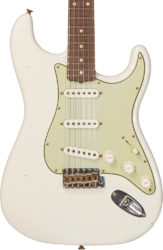Elektrische gitaar in str-vorm Fender Custom Shop 1962/63 Stratocaster #CZ565163 - Journeyman relic olympic white 