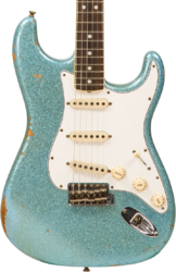 Elektrische gitaar in str-vorm Fender Custom Shop 1965 Stratocaster #CZ548544 - Relic daphne blue sparkle