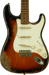Elektrische gitaar in strat vorm Fender Custom Shop 1950s Stratocaster Masterbuilt Austin MacNutt #R132343 - Heavy Relic 2-Color Sunburst