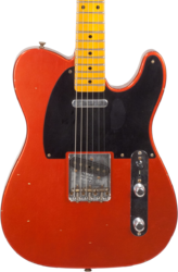 Televorm elektrische gitaar Fender Custom Shop 1952 Telecaster (#R16317) - Journeyman relic melon candy 