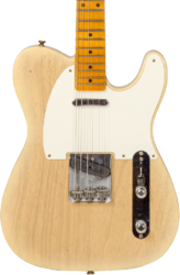 Televorm elektrische gitaar Fender Custom Shop 1955 Telecaster #CZ570232 - Journeyman relic natural blonde