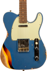 Custom Shop 1960 Telecaster Custom #CZ579606 - Heavy Relic Lake Placid Blue o. 3-Color Sunburst