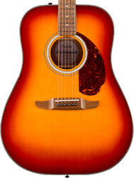 Folk gitaar Fender California Deluxe Redondo - sienna sunburst