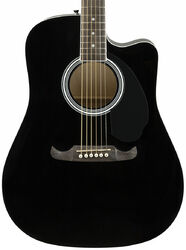 Folk gitaar Fender FA-125CE - Black