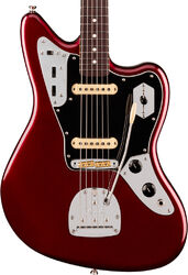 Retro-rock elektrische gitaar Fender American Professional Jaguar (USA, RW) - Oxblood