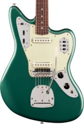 Retro-rock elektrische gitaar Fender Vintera III Mid '60s Jaguar (MEX, RW) - Sherwood green metallic