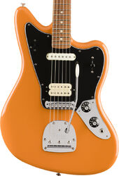 Retro-rock elektrische gitaar Fender Player Jaguar (MEX, PF) - Capri orange