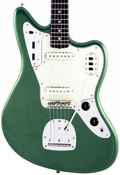 Retro-rock elektrische gitaar Fender Made in Japan Traditional II 60s Jaguar (RW) - Sherwood green metallic