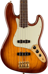 Solid body elektrische bas Fender 75th Anniversary Commemorative Jazz Bass Ltd (USA, MN) - 2-color bourbon burst