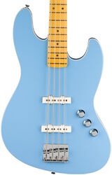 Solid body elektrische bas Fender Aerodyne Special Jazz Bass (Japan, MN) - California blue