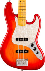 Solid body elektrische bas Fender American Professional Jazz Bass (USA, MN) - aged cherry burst