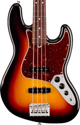 Solid body elektrische bas Fender American Professional Jazz Bass (USA, RW) - 3-Color Sunburst