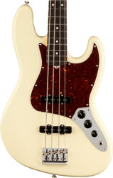 Solid body elektrische bas Fender American Professional II Jazz Bass (USA, RW) - Olympic white