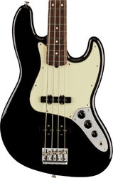 Solid body elektrische bas Fender American Professional II Jazz Bass (USA, RW) - Black