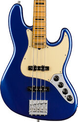 Solid body elektrische bas Fender American Ultra Jazz Bass (USA, MN) - Cobra blue