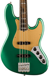 Solid body elektrische bas Fender American Ultra Jazz Bass Ltd (USA, EB) - Mystic pine green
