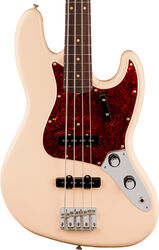 Solid body elektrische bas Fender Vintera III Early '60s Jazz Bass (MEX, RW) - Olympic white