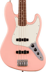 Solid body elektrische bas Fender Player II Jazz Bass Ltd (MEX, MN) - shell pink