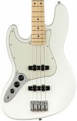Solid body elektrische bas Fender Player Jazz Bass Gaucher (MEX, MN) - Polar white