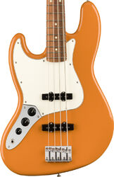 Solid body elektrische bas Fender Player Jazz Bass Gaucher (MEX, PF) - Capri orange