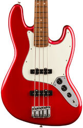 Solid body elektrische bas Fender Player Jazz Bass (MEX, PF) - Candy apple red