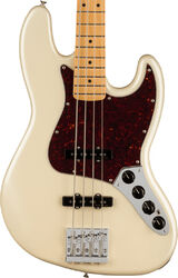Solid body elektrische bas Fender Player Plus Jazz Bass (MEX, MN) - Olympic pearl