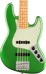 Solid body elektrische bas Fender Player Plus Jazz Bass V (MEX, MN) - Cosmic jade