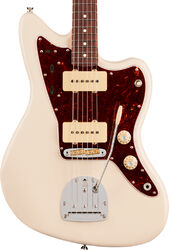 Retro-rock elektrische gitaar Fender American Professional Jazzmaster (USA, RW) - Olympic white