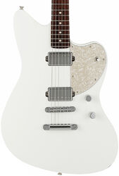 Retro-rock elektrische gitaar Fender Made in Japan Elemental Jazzmaster - Nimbus white