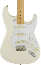 Elektrische gitaar in str-vorm Fender Jimi Hendrix Stratocaster (MEX, MN) - Olympic white