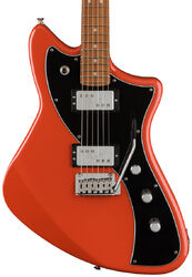 Retro-rock elektrische gitaar Fender Player Plus Meteora HH (MEX, MN) - Fiesta red