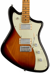 Retro-rock elektrische gitaar Fender Player Plus Meteora HH (MEX, MN) - 3-color sunburst