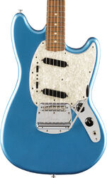 Retro-rock elektrische gitaar Fender Vintera 60's Mustang (MEX, PF) - Lake placid blue