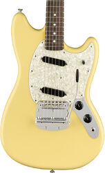 Retro-rock elektrische gitaar Fender American Performer Mustang (USA, RW) - Vintage white