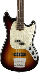 Short scale elektrische bas Fender American Performer Mustang Bass (USA, RW) - 3-Color Sunburst