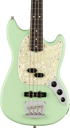 Short scale elektrische bas Fender American Performer Mustang Bass (USA, RW) - Satin surf green