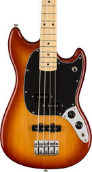 Short scale elektrische bas Fender Player Mustang Bass PJ (MEX, MN) - Sienna sunburst