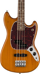 Short scale elektrische bas Fender Player Mustang Bass PJ (MEX, PF) - Aged natural