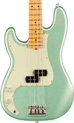 Solid body elektrische bas Fender American Professional II Precision Bass Linkshandige (USA, MN) - Mystic surf green