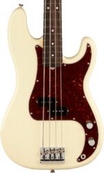 Solid body elektrische bas Fender American Professional II Precision Bass (USA, RW) - Olympic white