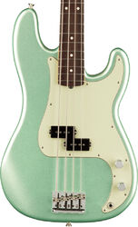 Solid body elektrische bas Fender American Professional II Precision Bass (USA, RW) - Mystic surf green