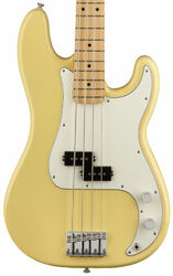 Solid body elektrische bas Fender Player Precision Bass (MEX, MN) - Buttercream