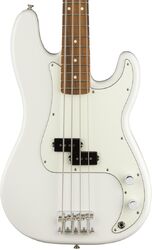 Solid body elektrische bas Fender Player Precision Bass (MEX, PF) - Polar white