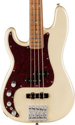Solid body elektrische bas Fender Player Plus Precision Bass LH (MEX, PF) - Olympic pearl