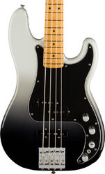 Solid body elektrische bas Fender Player Plus Precision Bass (MEX, MN) - Silver smoke