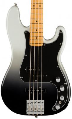 Solid body elektrische bas Fender Player Plus Precision Bass (MEX, MN) - Silver smoke