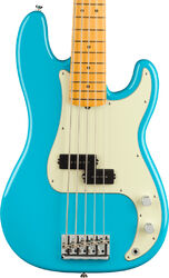 Solid body elektrische bas Fender American Professional II Precision Bass V (USA, MN) - Miami blue